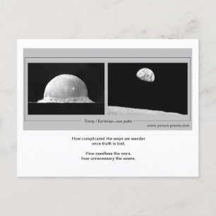 TRINITY / EARTHRISE: two paths Postcard