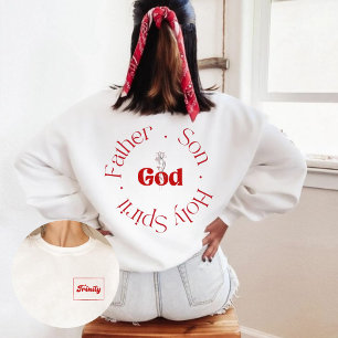 Trinity   Father Son Holy Spirit GOD Christian  Sweatshirt