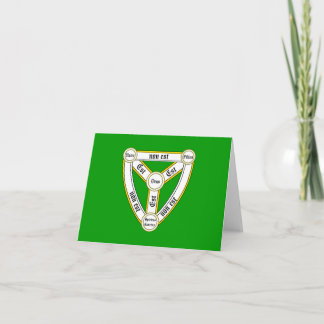 Trinity flag card