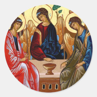 Trinity Icon Classic Round Sticker