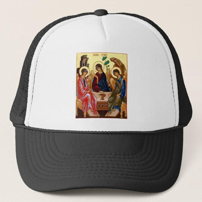 Trinity Icon Trucker Hat (Front)