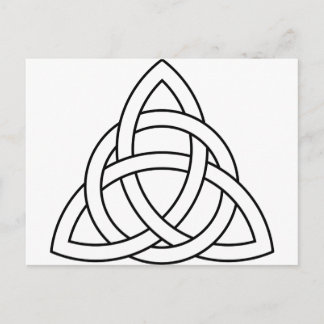 trinity knot celtic saxon viking norse nordic postcard