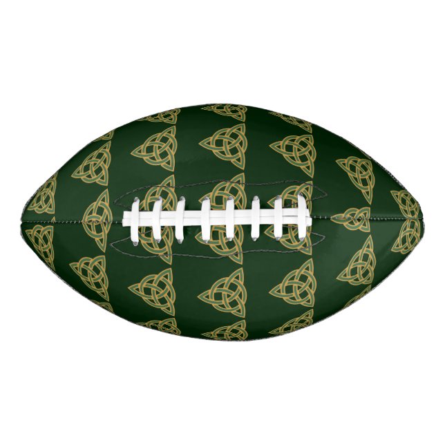 Trinity Knot Green Football (Front)