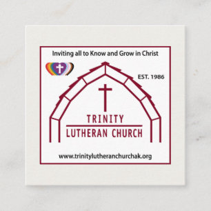 Trinity Lutheran Church Business Card 