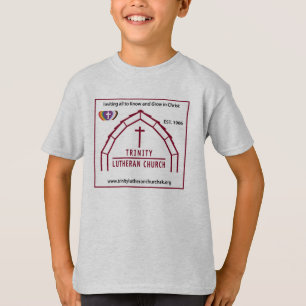 Trinity Lutheran Grey Kids T-Shirt
