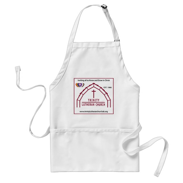 Trinity Lutheran Logo Standard Apron (Front)