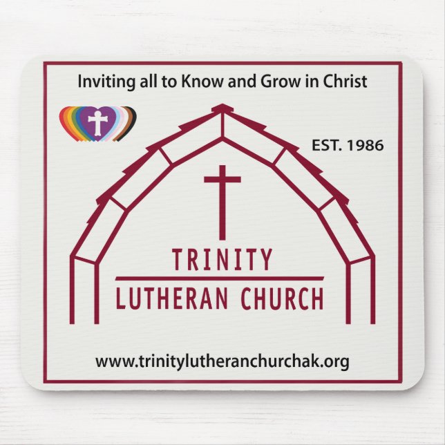 Trinity Lutheran Mousepad  (Front)