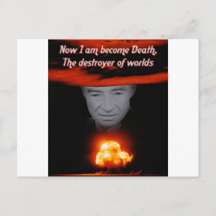 Trinity Robert Oppenheimer Postcard