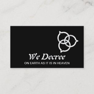 Trinity Speech Bubble Logo (white) Business Card