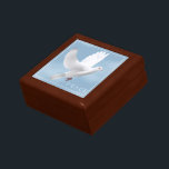 Trinket Box Dove<br><div class="desc">Trinket box shown in golden oak wood with a dove print.
Customise this item or buy as is.
Stock Image
freepik.com</div>