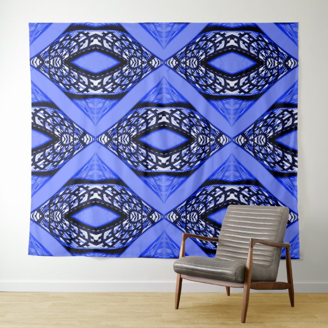 Trinkets in Blue..... Tapestry (In Situ (Horizontal))