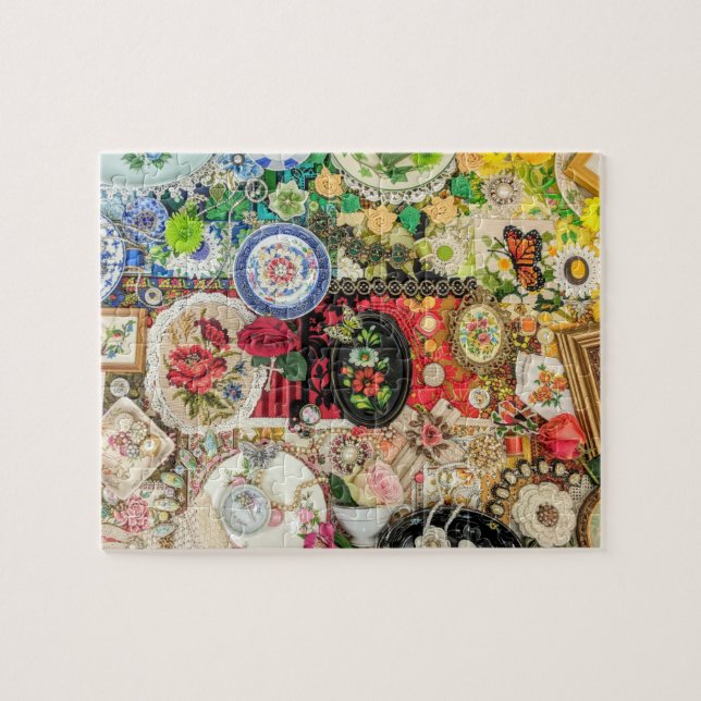 Trinkets & Treasures 8" x 10" 110 Piece Puzzle (Horizontal)