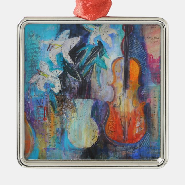 Trio 2014 metal tree decoration (Front)