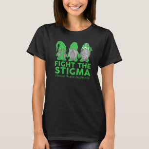 Trio Gnome Fight The Stigma Mental Health Matters T-Shirt