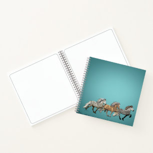 Trio in Tolt - Icelandic horses Notebook