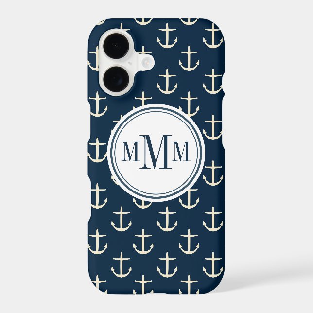 Trio Monogram Anchor Pattern (Back)