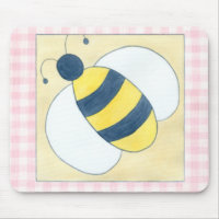 Trio of Bees with Flowers