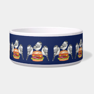 Trio of Chickadee Cheeseburger Birds