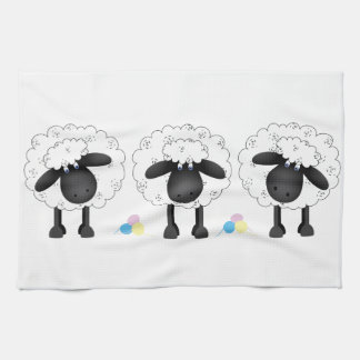 Trio Of Sheep Tea Towel