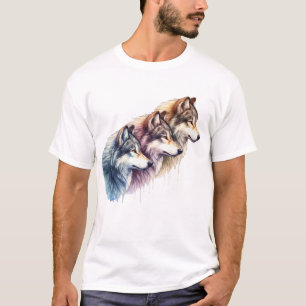 Trio of Wolves T-Shirt