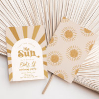 Trip Around The Sun Invitation | Girl Sun Invite