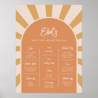 Trip Around the Sun Milestone Poster