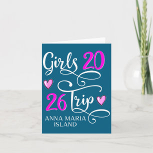 Trip Maria Island Vacation Group Card