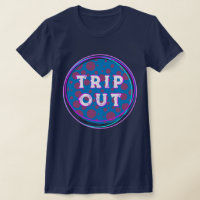 Trip Out Circles Purple Dots Blue Teal Hallucinate