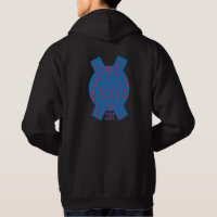 Trip Out Purple Dots Blue Hallucinate Circle Cross