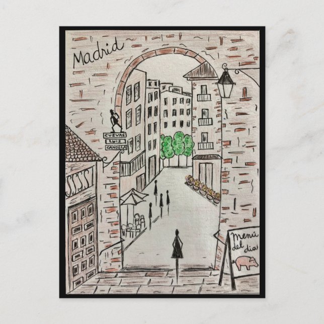 trip to Europe Postcard (Front)