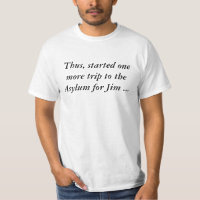 Trip to the Asylum Aa Budget T-shirt mens