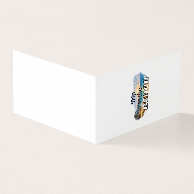 Trip to the Beach Tropical Sunset Escape Design (Outside)