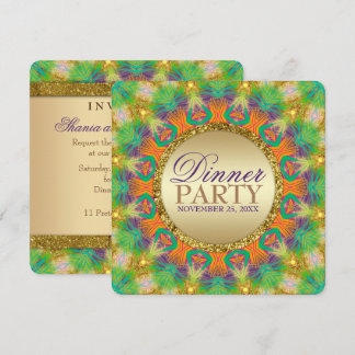 Trip-Trop Bright Tribe Dinner Party Invitation