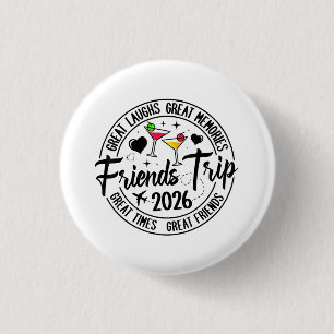 Trip Vacation 2026 Friends Matching Group 3 Cm Round Badge