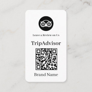 TripAdvisor QR   Custom Business Feedback Link Card