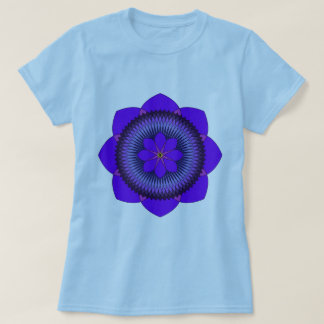 Tripartite 80 Petal Purple Lotus T-Shirt