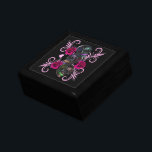 Triple Black Day Of The Dead Skulls Pink Roses Gift Box<br><div class="desc">Awesome Sugar Skull design for Dia De Los Muertos Day of the Dead. Whether you're into dark fantasy,  skulls,  skeletons,  mythical and magical creatures,  or just hardcore awesome looking designs,  this is the design for you.</div>