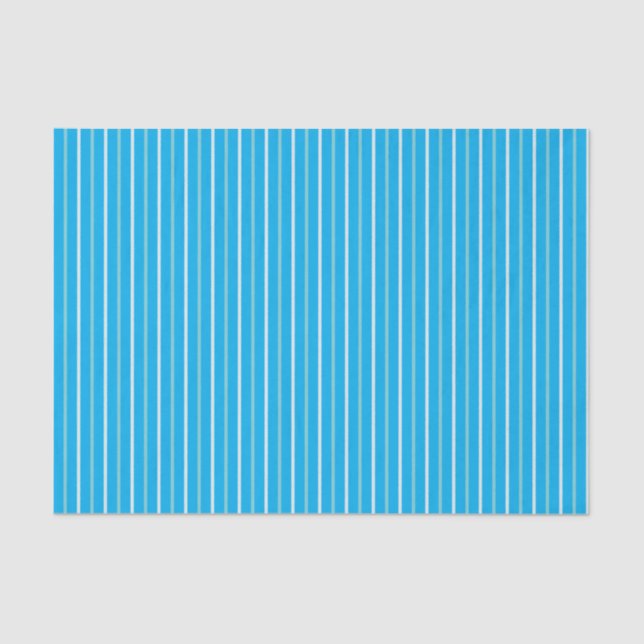 Triple Blue Striped Tissue Paper (Front)