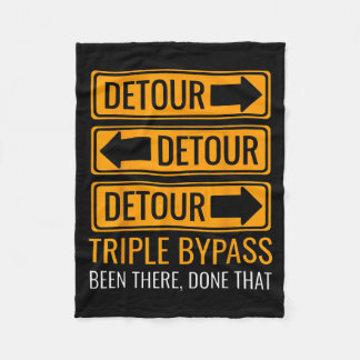 Triple Byp Surgery Heart Byp Diseases Surgery Surv Fleece Blanket