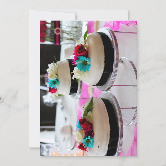 Triple cake invitation (Front)