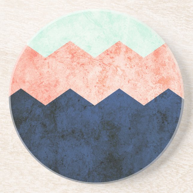 triple chevron coaster (Front)
