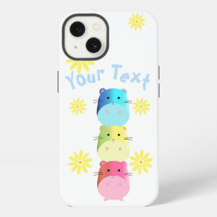 Triple Cute Kawaii Hamsters Custom Case-Mate iPhon iPhone 13 Case