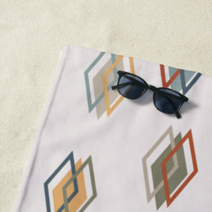 Triple Diamonds  Beach Towel