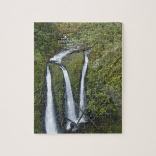 Triple Falls, Columbia River Gorge Jigsaw Puzzle