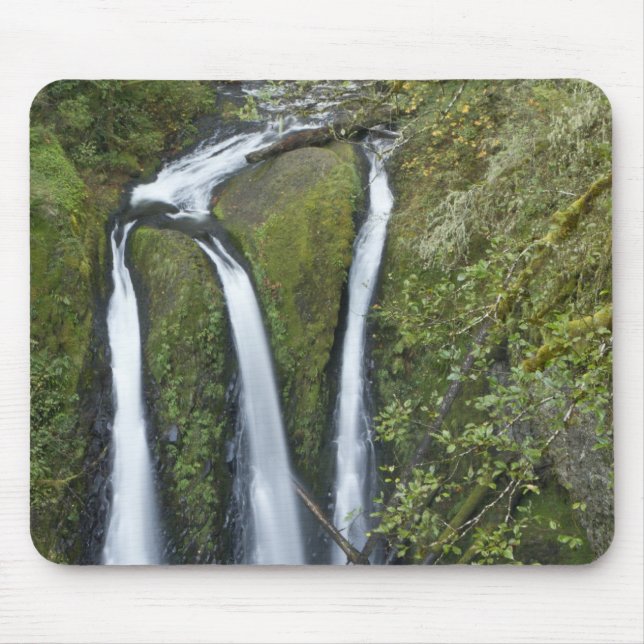 Triple Falls, Columbia River Gorge Mouse Pad (Front)