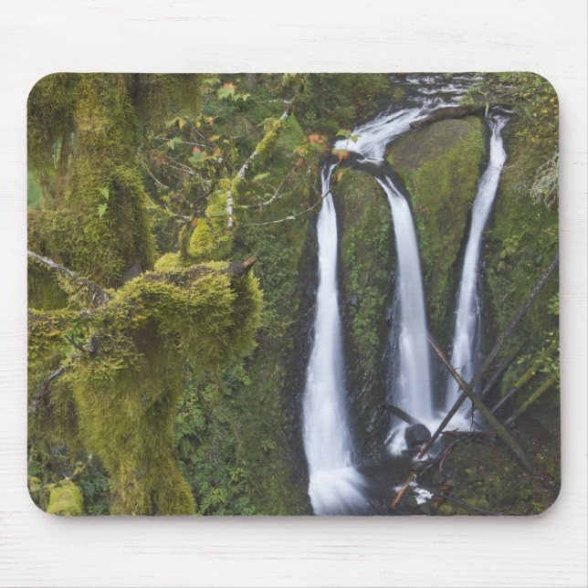 Triple Falls, Columbia River Gorge Mouse Pad (Front)