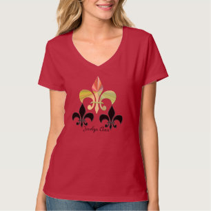Triple Fleur-de-Lis (Personalised) T-Shirt