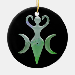 Triple Goddess Ceramic Tree Decoration