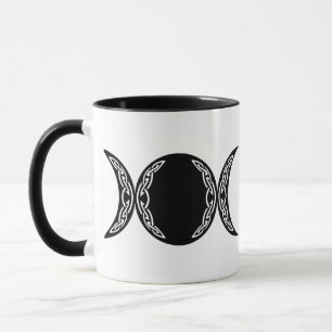 Triple Goddess Moon Symbol Mug