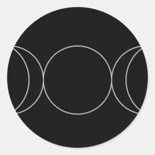 Triple Goddess Neopaganism.jpg Classic Round Sticker